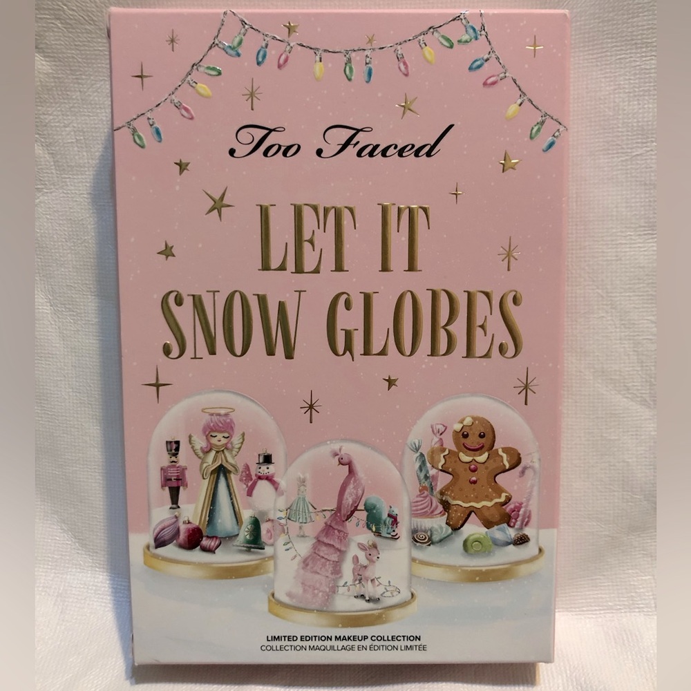 Limited edition, new Too Faced Let It Snow Globes collection